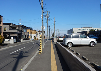 歩道バリアフリー設計